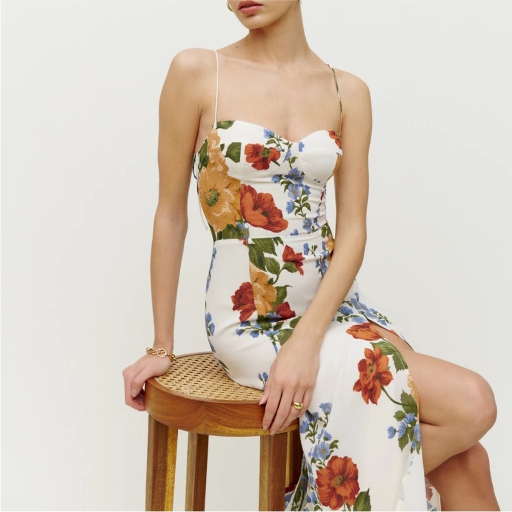 [reformation] juliette formosa floral midi dress